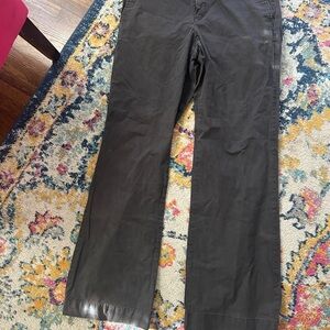 Classic charcoal gap chinos with flap buttoned pockets size 12 long new without